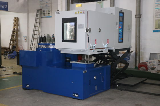 Sistema de vibración combinado con pruebas climáticas ambientales programables y personalizables