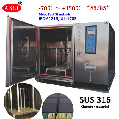 IEC 61215 MQT 13, IEC 61730 MST53 Panel solar Medio ambiente Cámara climática