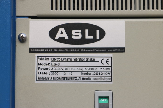 sistemas de pruebas de la vibración 6000N, coctelera electrodinámica 1.6m/S