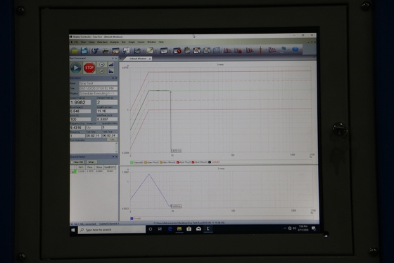 1.8m/S Shaker Table industrial, equipo de prueba de vibración 10000N